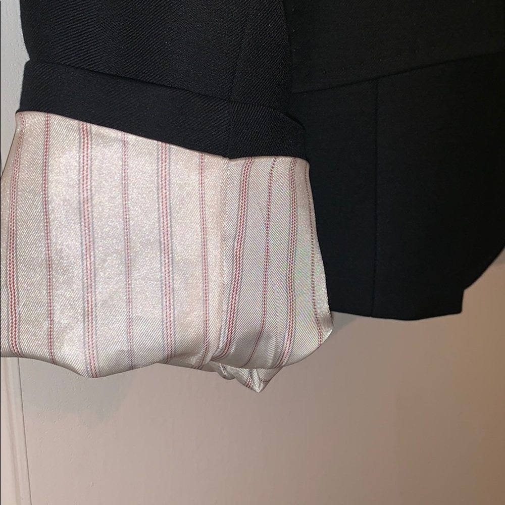 J Crew Black Blazer Sz 2, wool & polyester - Picture 7 of 8